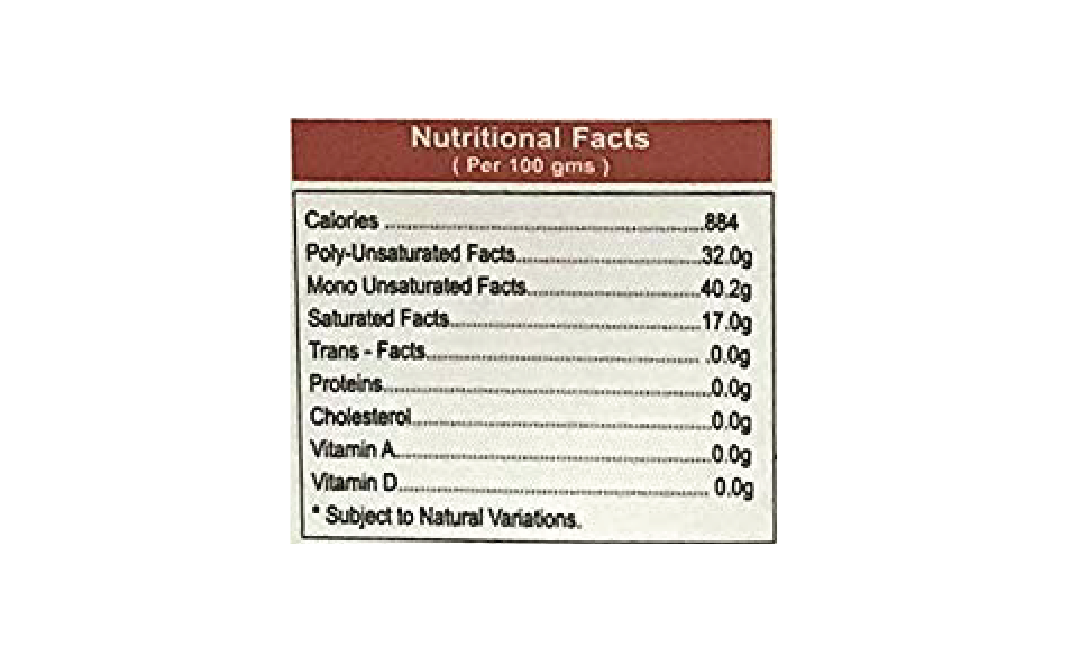Farm Naturelle Organic Cold Pressed Virgin Groundnut Oil   Plastic Bottle  915 millilitre
